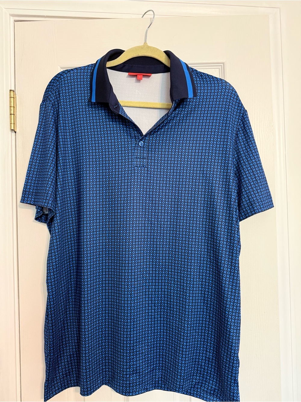 Men's Redvanly Golf Polo with Contrast Collar